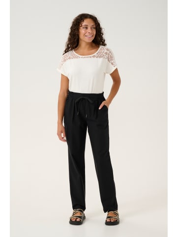 Cream Casual Hose CRTess Regular fit in Pitch Black