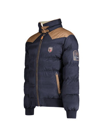 Geographical Norway Winterjacke in Blau/Braun