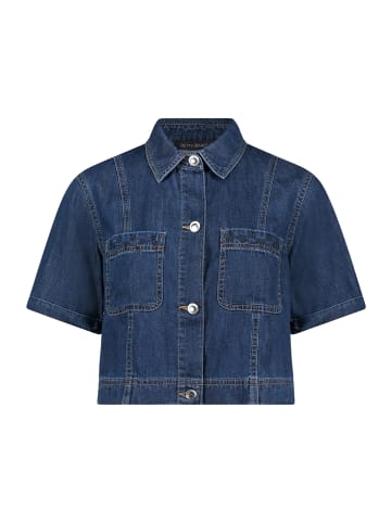Betty Barclay Jeansjacke mit Kragen in Dark Blue Denim