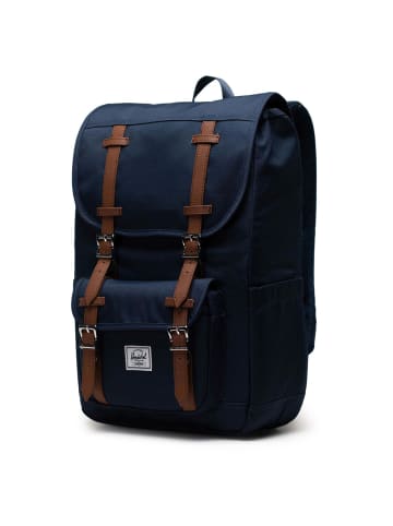 Herschel Little America Mid-Volume - Rucksack 13" 40.5 cm (trellis) in navy