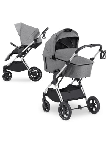 Hauck Kombi-Kinderwagen Vision X Duoset Silver in schwarz,grau