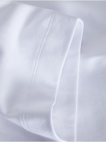 Jack & Jones 2er-SET Basic T-Shirt Rundhals Dropped Shoulder Oversized Shirt in Weiß