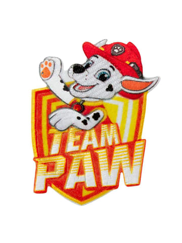 Catch the Patch Team Paw MarshallApplikation Bügelbild inRot