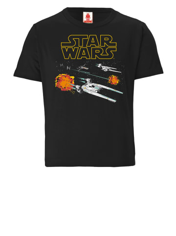 Logoshirt T-Shirt Star Wars - Star Fighter in schwarz