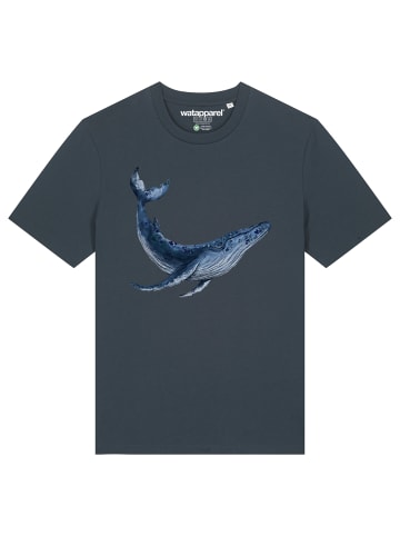 wat? Apparel T-Shirt Wal in India Ink Grey