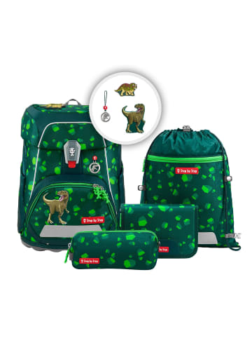 Step by Step Fit Schulranzen-Set 5-teilig Dino Targo