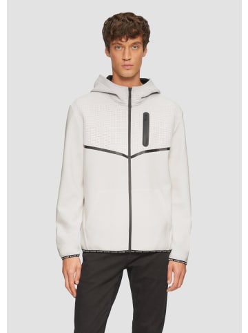 s.Oliver Sweatshirt Jacke in 0120_weiß