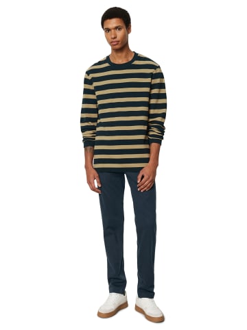 Marc O'Polo Longsleeve regular in multi/navy + beige