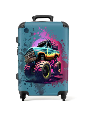 NoBoringSuitCases Suitcase, Handgepäck, Koffer, Trolley, Reisekoffer Monster-Truck-Design
