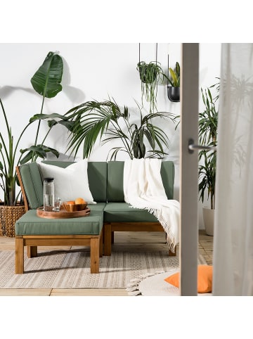 home24 Loungeecke LEXI in Helles Olivgrün