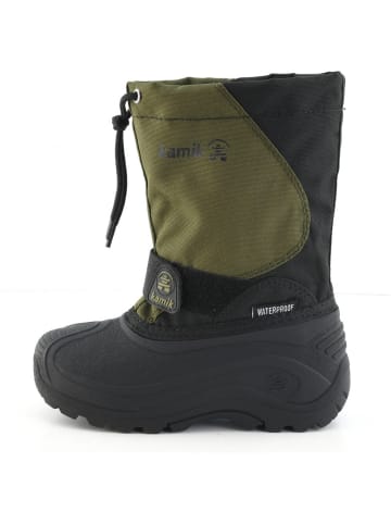 Kamik Winterstiefel in Olive/Black
