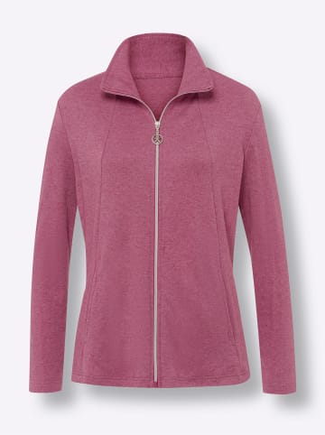 Sieh an! Shirtjacke in malve-meliert