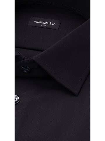 Seidensticker Business Hemd Slim in Schwarz