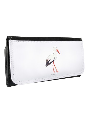 Mr. & Mrs. Panda Wallet Storch ohne Spruch in Weiß