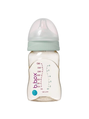 B. Box Babyflasche aus PPSU 180 ml mit Anti-Kolik Sauger aus Silikon ab Geburt in Grün