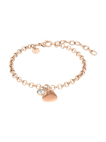 Tom Tailor Armband Edelstahl in rosefarben