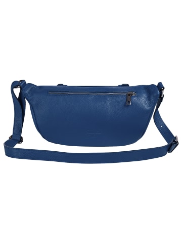 Samantha Look Gürteltasche echt Leder in blau