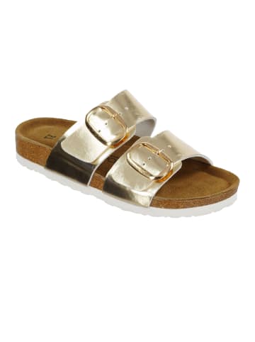 BIOSOFT Sandalen Twostraps in Gold