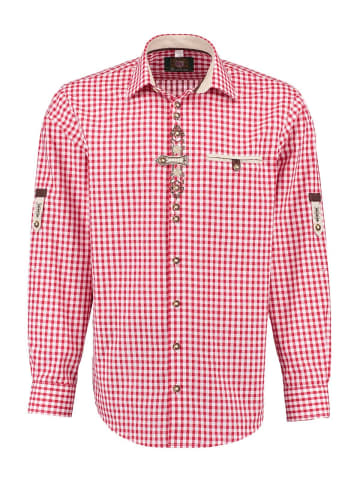 OS-Trachten Trachtenhemd 420028-2602 in rot