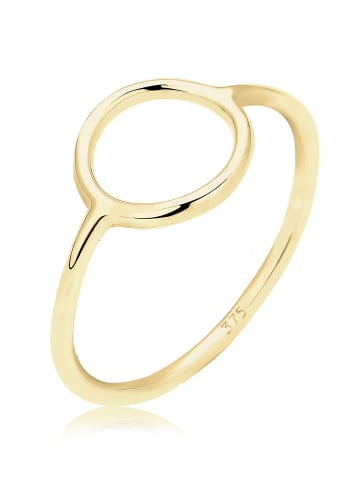 Elli Ring 375 Gelbgold Geo, Kreis in Gold