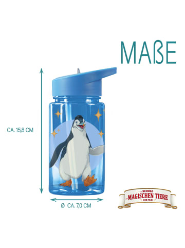 AWAVE Die Schule der Magischen Tiere Trinkflasche 400 ml | Blau in Blau