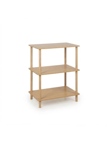 relaxdays Standregal in Natur - (B)60 x (H)79 x (T)40 cm