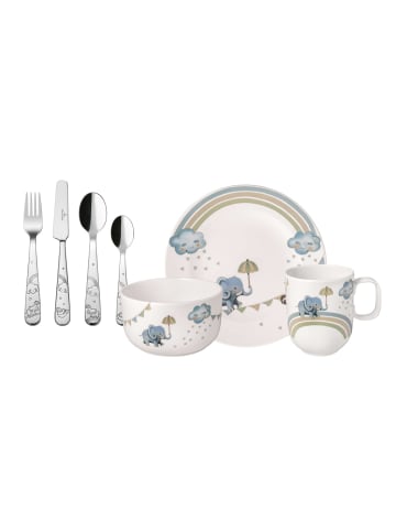 Villeroy & Boch 7-tlg. Kindergeschirr Set Walk like an Elephant in Bunt in bunt