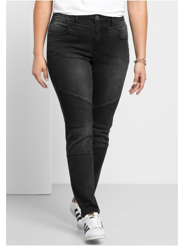 sheego Jeans in black Denim