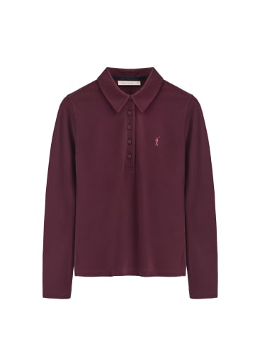 Polo Club Poloshirt in Burgundisch