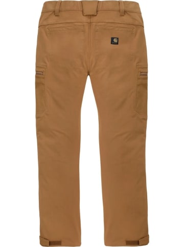 CARHARTT  Arbeitshose "Slim Tapered Mid Tier Pant" in Braun