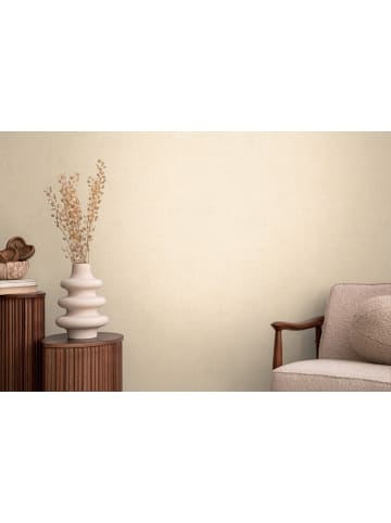 A.S. Création Tapete Atelier Canvas in Beige-Gelb