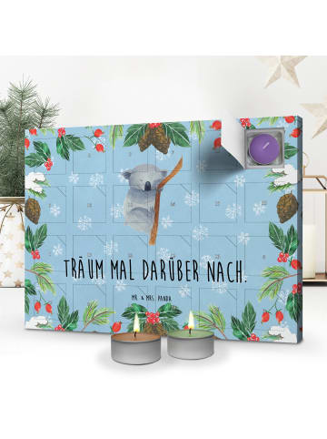 Mr. & Mrs. Panda Adventskalender Koalabär mit Spruch in Eisblau
