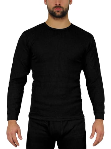 Normani Outdoor Sports Herren Thermo-Unterhemd Kiwalik in Schwarz