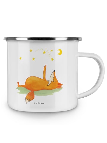 Mr. & Mrs. Panda Haferl Fuchs Sterne ohne Spruch in Weiß