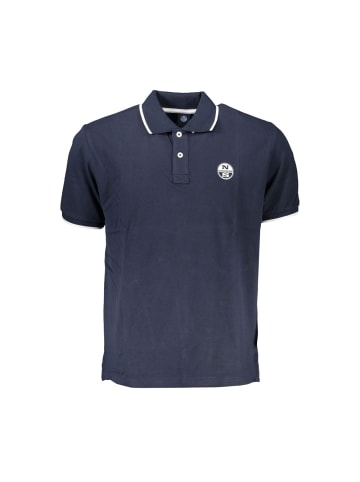 North Sails Blau Baumwolle Herren Polo Hemd