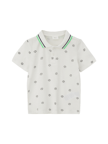 s.Oliver Polo-Shirt kurzarm in Creme