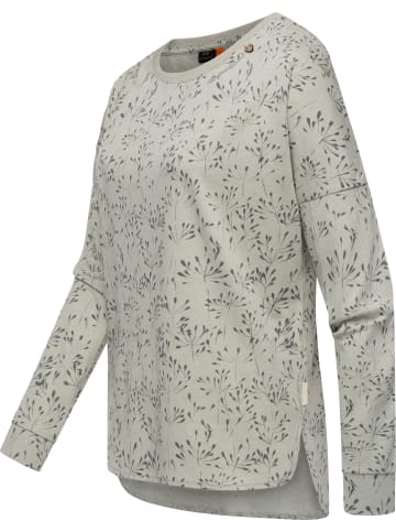 ragwear Langarmshirt Shimona Long Flowery in Bone