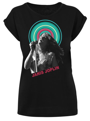 F4NT4STIC T-Shirt Janis Joplin Halo Photo' in schwarz