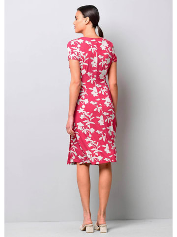 Alba Moda Knielanges Kleid mit Floralprint in pink