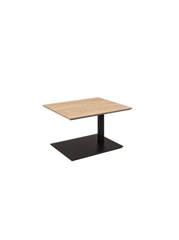 58 aufm Kessel BEISTELLTISCH Cecil 70x60x47 höhenverstellbar Anthrazit/Wildeiche Bianco