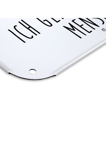 Mr. & Mrs. Panda Wandbild Einhorn Wolke 7 mit Spruch in Weiß