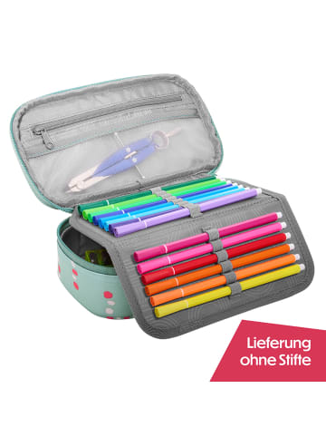 Coocazoo Schlampermäppchen, Reißverschluss in Dancing Dots