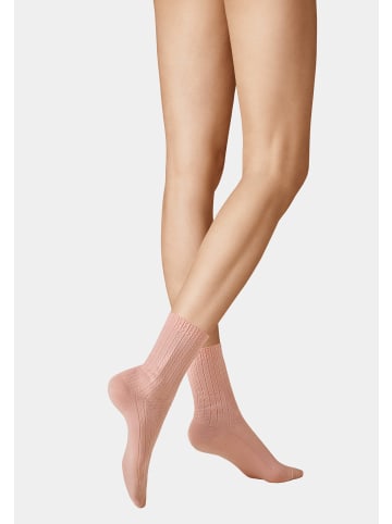 Kunert Socken Zigzag Fashion in powder rose