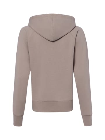 Marie Lund Sweatjacke in taupe - 0003