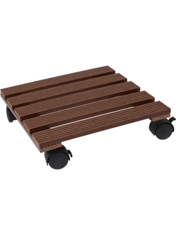 PROGARDEN Pflanzenroller in braun