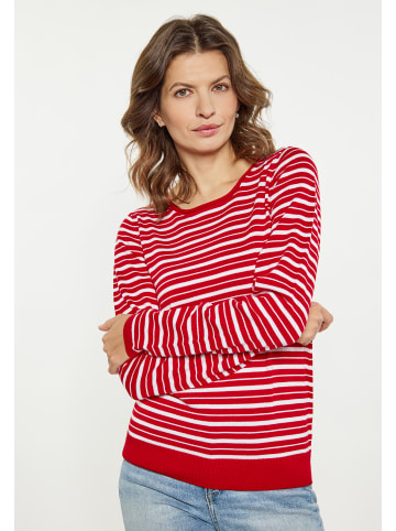 usha BLUE LABEL Pullover in ROT WEISS