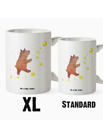 Mr. & Mrs. Panda Weiße Tasse Bär Träume ohne Spruch in Weiß