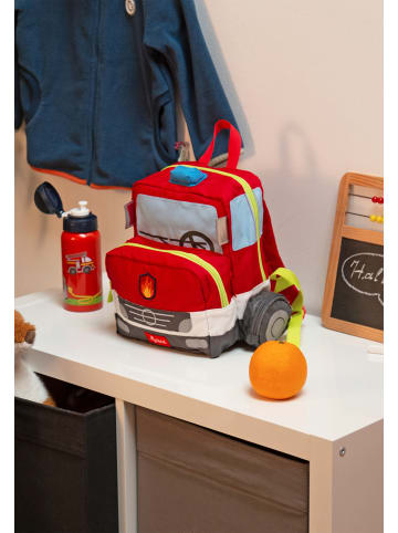 Sigikid Rucksack Fahrzeuge in rot