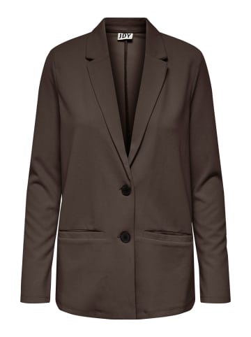 JACQUELINE de YONG Eleganter Langarm Blazer Basic Business Cardigan JDYLOUISVILLE in Braun
