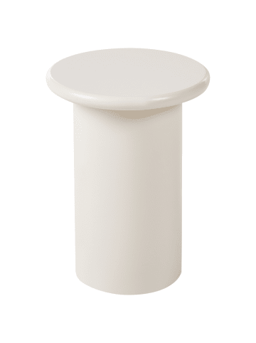 Beliani Beistelltisch CAMPTI in Weiß - (W) 30 x (H) 40 x (L) 30 cm
